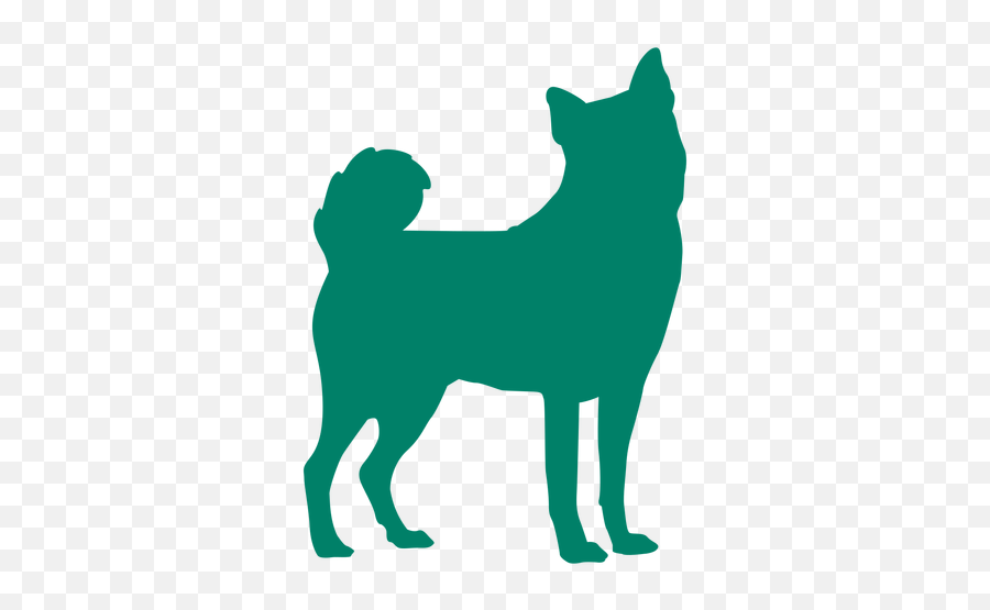 Dog Standing Silhouette - Transparent Png U0026 Svg Vector File Dog Vector Green Png Transparent,Dog Running Png