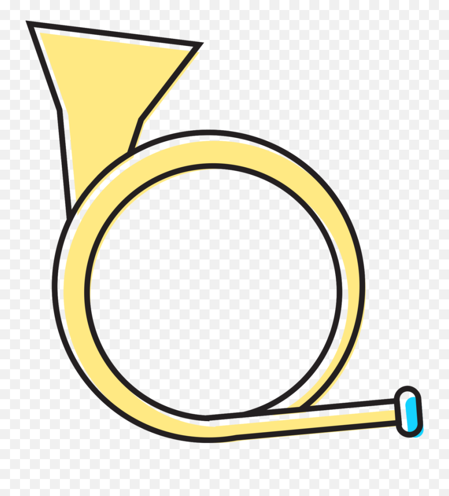 Free Línea De Instrumentos Música Tuba Png With - Blank,Tuba Png