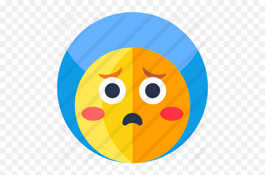 Embarrassed - Free Smileys Icons Panico Icono Png,Embarrassed Emoji Png