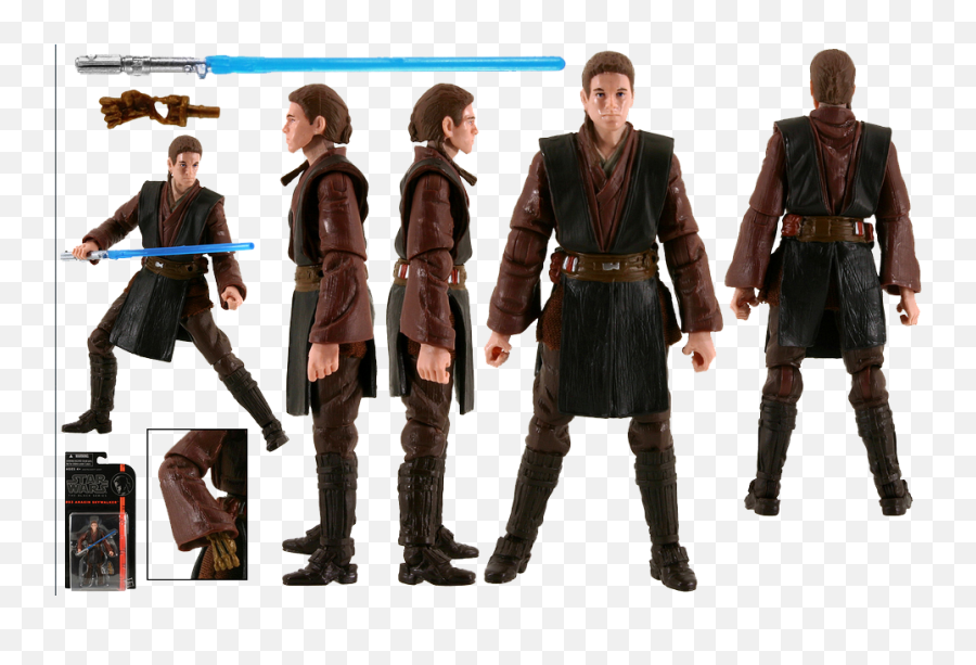 3 Anakin Skywalker Preview Images - Star Wars Black Series Lists Star Wars Characters Png,Anakin Png