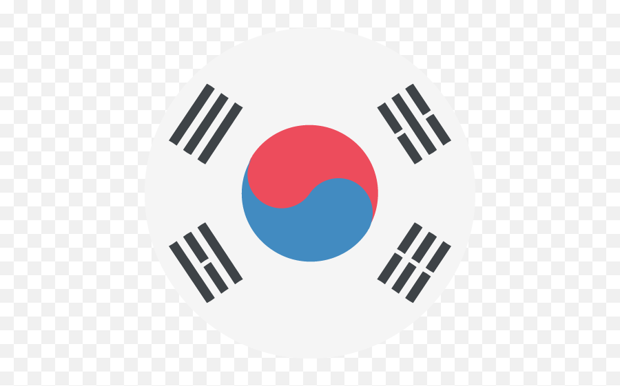 Free High - Quality Flag Of Korea Emoji To Use As Facebook And South Korea Transparent Background Png,Viber Logo Png
