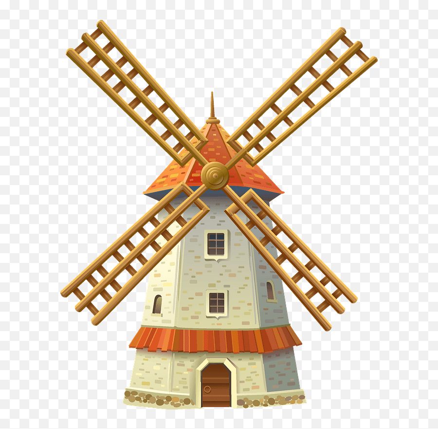 Windmill Clipart - Clipart Picture Of Windmill Png,Windmill Png