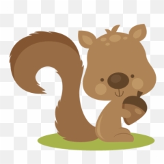 Fall Squirrel Svg Cutting Files For - Squirrel Cute Clip Art Png,Squirrel Clipart Png