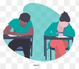 Table Furniture Sitting For Homework - Education Institute Png,People Sitting At Table Png