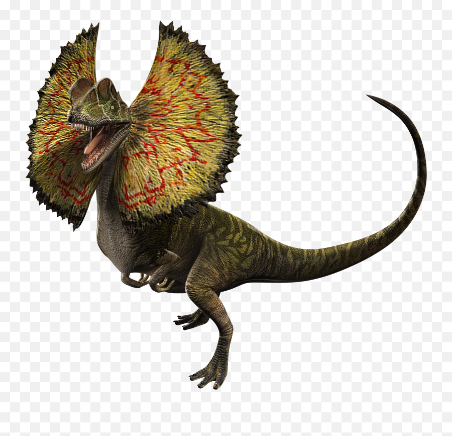 Dilophosaurus - Jurassic Park Dilophosaurus Png,Jurassic Park Logo Template