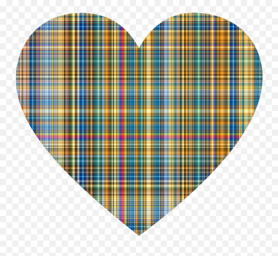 Heartturquoiseplaid Png Clipart - Royalty Free Svg Png Clip Art,Flannel Png