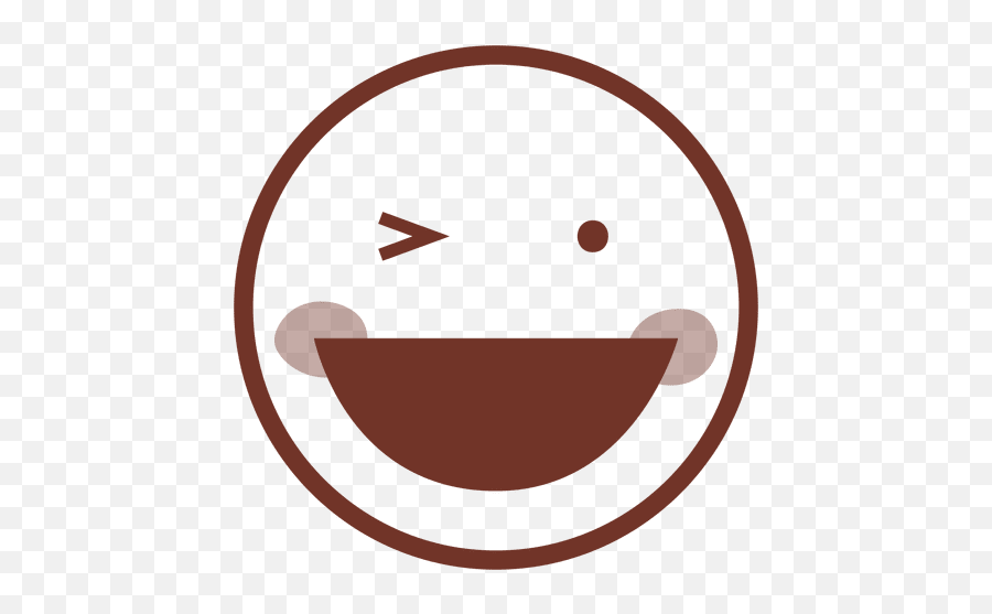 Winked Eye Emoji - Circle Png,Eye Emoji Transparent