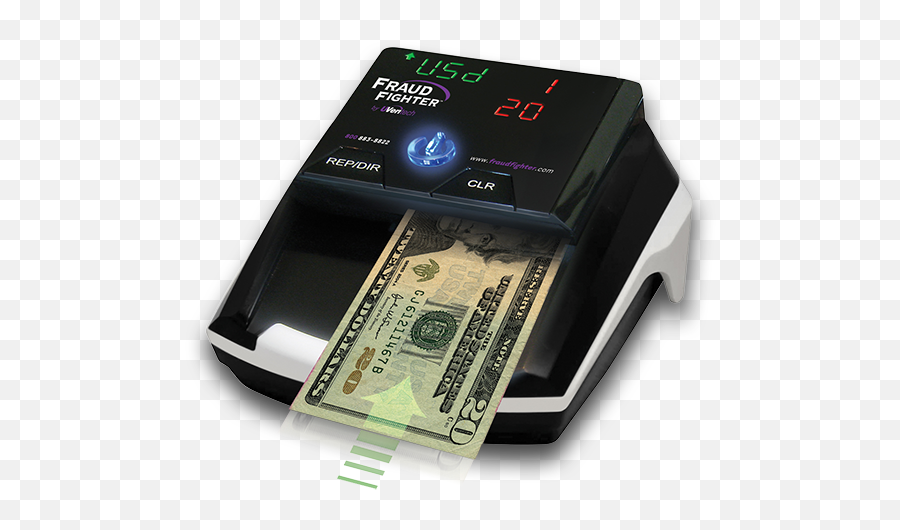 Ct550 Automatic Counterfeit Money Detector Fraud - Fraud Fighter Png,5 Dollar Bill Png