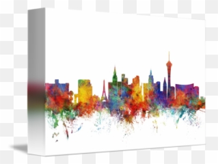 Vegas Skyline Png - Vertical