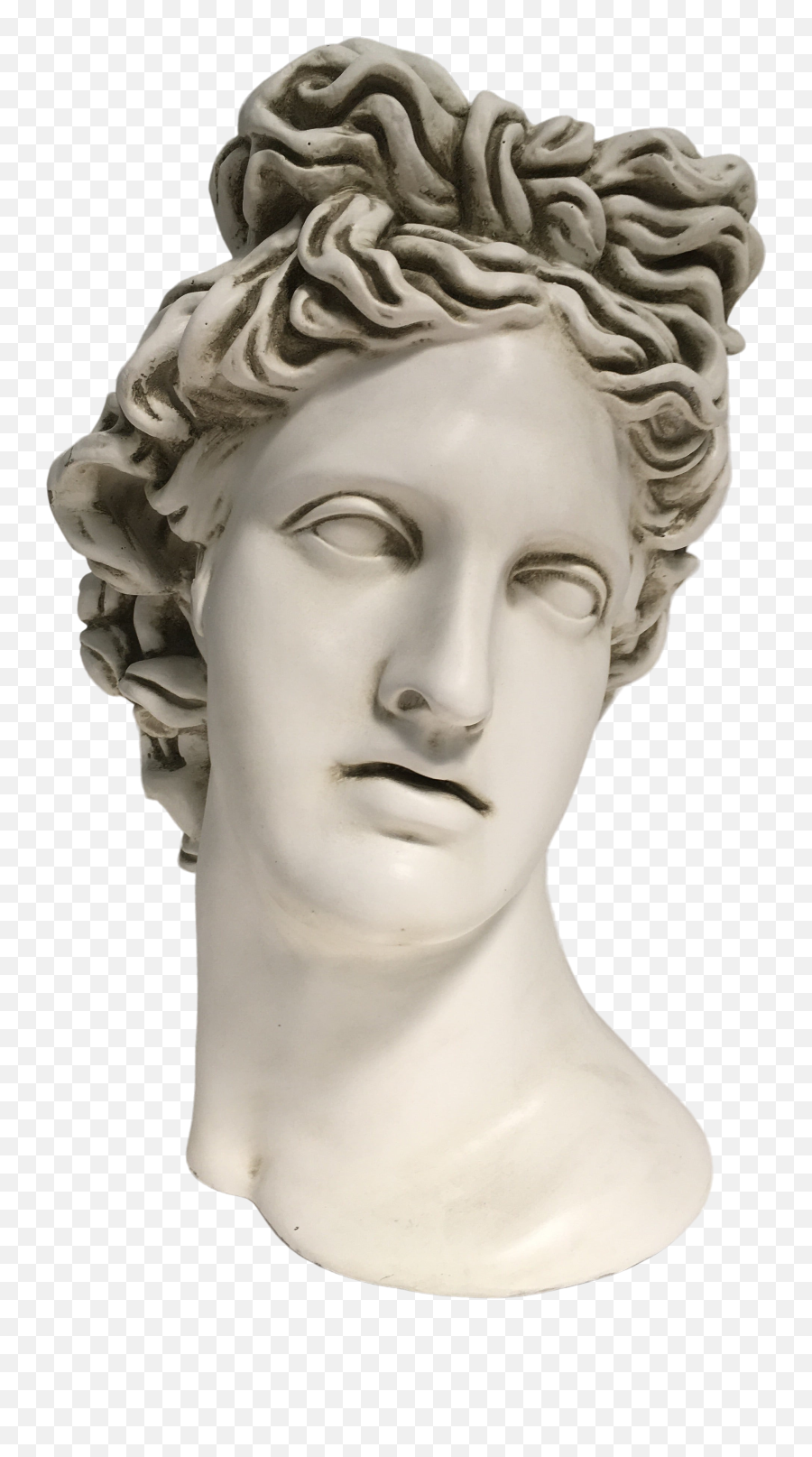 Greek Bust Head Planter - Classical Sculpture Png,Greek Bust Png