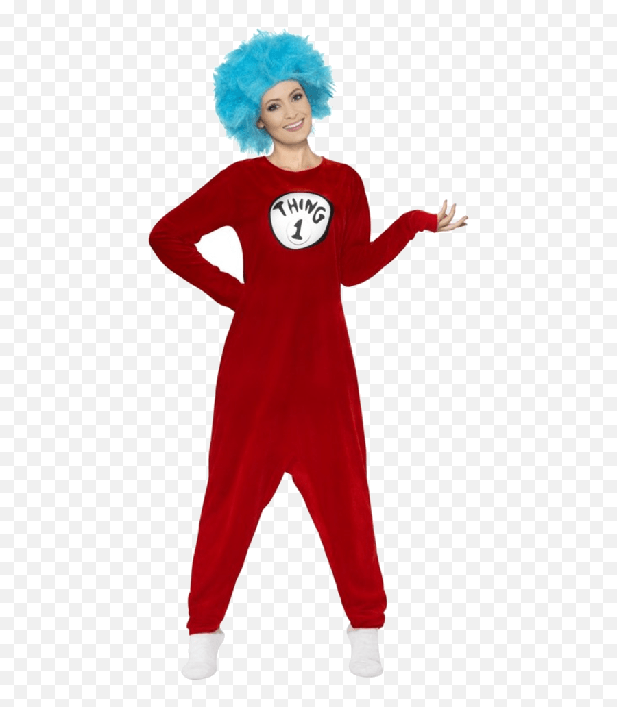 Thing 2 Costume Transparent Png Image - Disfraz Personajes De Dr Seuss,Thing 1 And Thing 2 Png