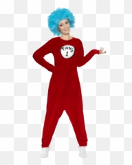 Thing 2 Costume Transparent Png Image - Disfraz Personajes De Dr Seuss,Thing 1 And Thing 2 Png