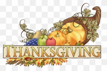 Transparent Thanksgiving Banner - Background Cornucopia Clip Art png