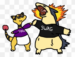 I See Your Paperclip And Raise You A Typhlosion An - Fictional Character Png,Typhlosion Png