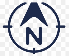 Download Hd North Arrow Vector - Icon Gear And Objectives Target Graph Icon Png,Vector Icon