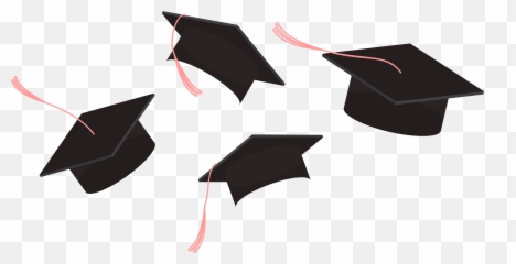 Free Png Graduation Cap - Konfest Graduation Hats In The Air,Degree Png
