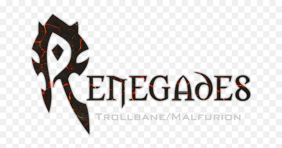 Renegades Logo Banner - Logo Transparent Png Free Download Language,Warlords Of Draenor Icon