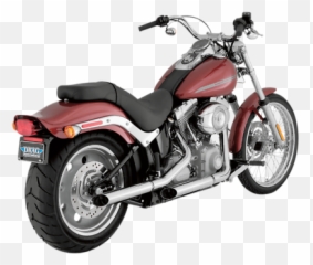 Python Pair Steel Chrome Slash Cut Motorcycle Mufflers 07 - 17 Harley Softail FXST eBay Staggered Dual Exhaust png