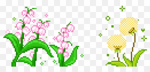 Transparent Gif Tumblr 26 Images Download - Pixel Flower Gif png