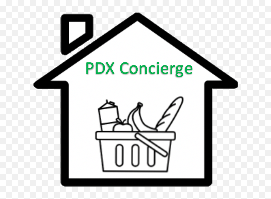 Teens Organize To Help Deliver Groceries For Seniors In - House Logo Black Png,Icon Pdx