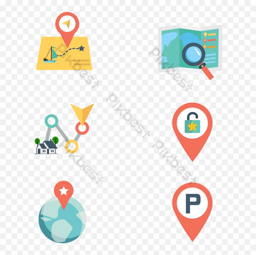 Minimalistic Cartoon Map Icon Design Png Images Ai Free - Vertical,Mapper Icon