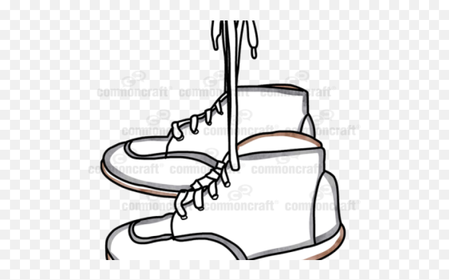 Shoe Clipart Bunch - Sneakers Hanging Png Transparent Png Shoe,Shoes Clipart Png