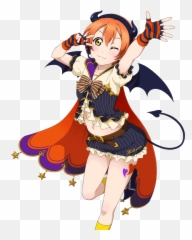 School Idol Tomodachi - Cards Album 441 Hoshizora Rin SR Love Live Halloween Nozomi Png