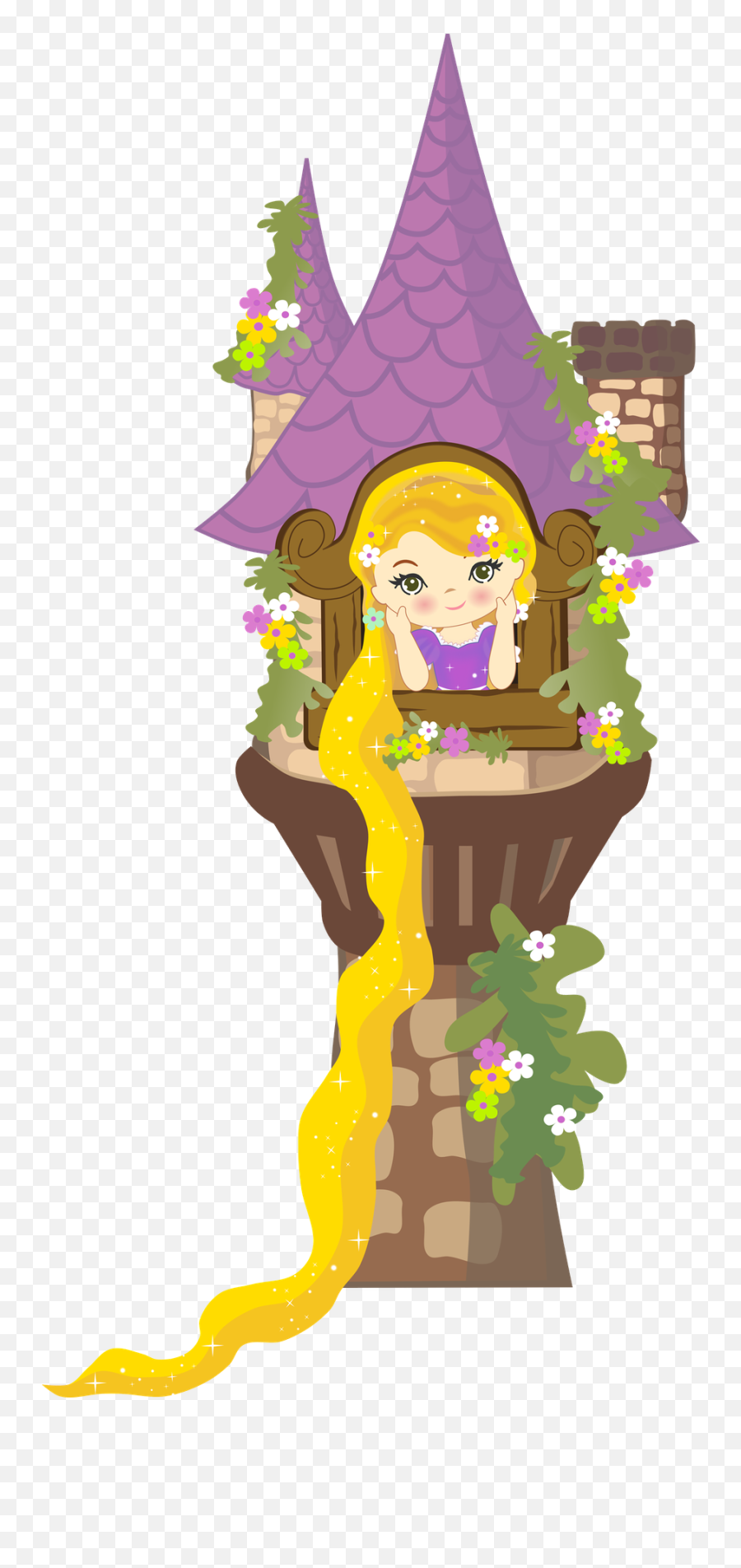 Free Icons Png Rapunzel - Clip Art Library Rapunzel In The Tower Clipart,Rapunzel Icon