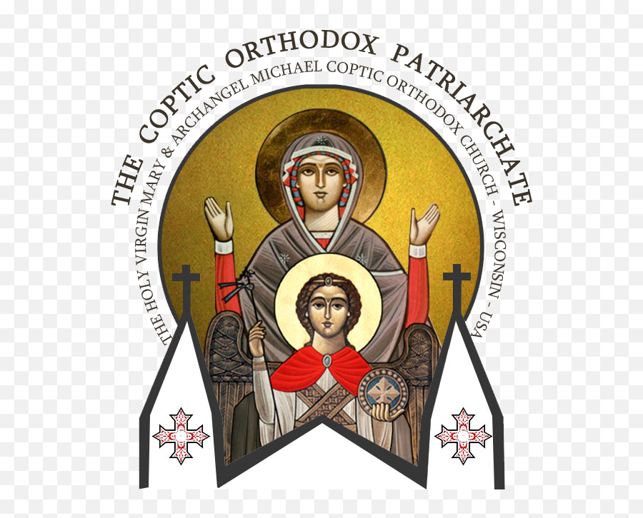Virgin Mary Archangel Michael Coptic Orthodox Church Wi - Christian Cross Png,Saint Patrick Orthodox Icon