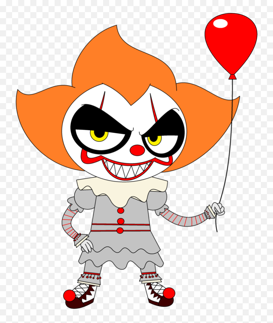 Pennywise The Dancing Clown By Ra1nb0wk1tty - Ra1nb0wk1tty Dancing Clown Clip Art Png,Clown Emoji Png
