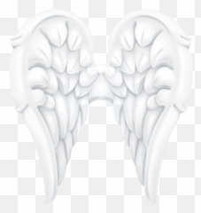 White Angel Wings Clip Art Image - Clipartix Angel Wings png