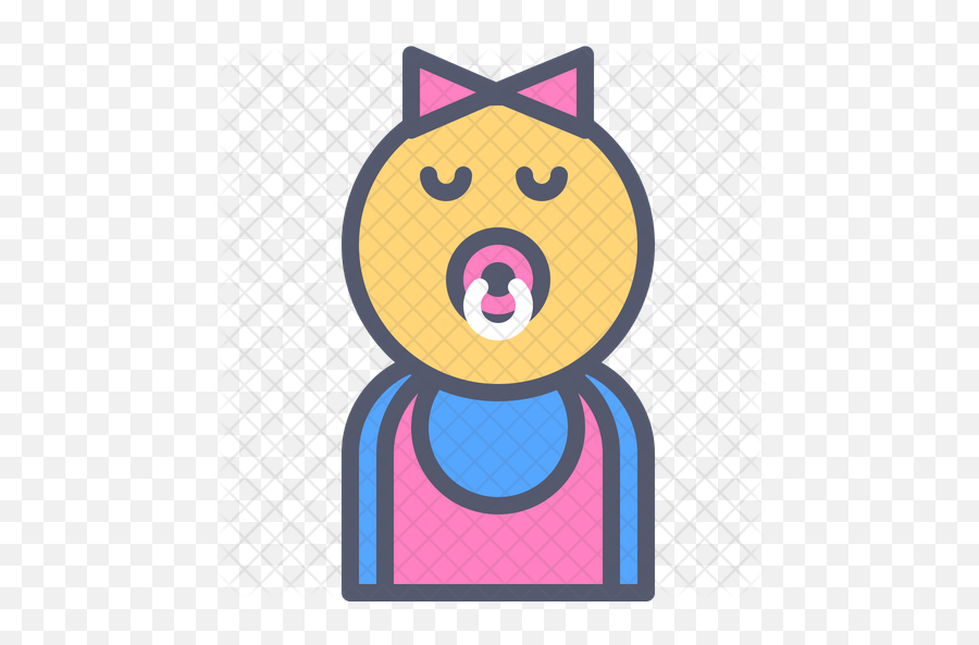 Baby Girl Icon - Cartoon Png,Baby Girl Png