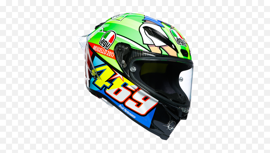 Pista Gp R Limited Edition Ece Dot - Rossi Mugello Agv Pista Gp R Mugello 2017 Png,2012 Icon Helmets