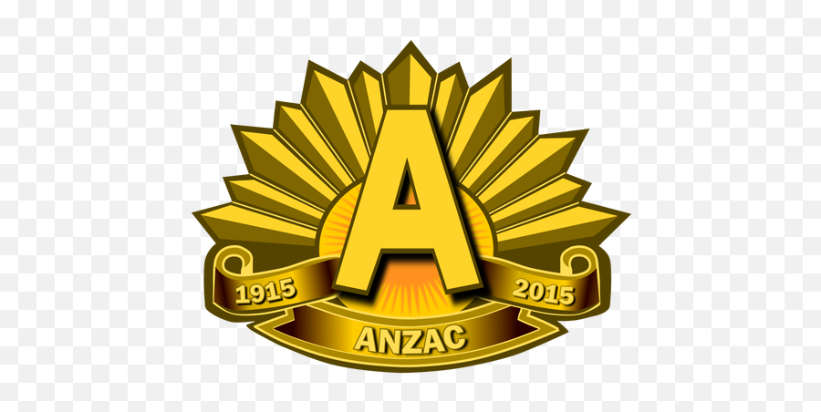 Anzac Logo 1915 - 2015 Public Domain Vectors Emblem Anzac Day Symbols Png,Team Speak Icon