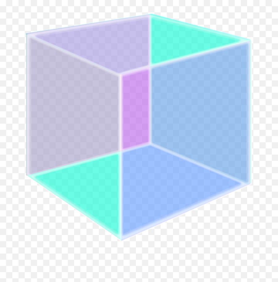 Download Hd Cube Square Transparent Aesthetic Tumblr - Cube Transparent Png,Transparent Aesthetic