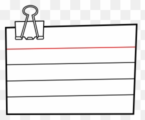 Helpful Hints - Sticky Note With Lines Png,Index Card Png