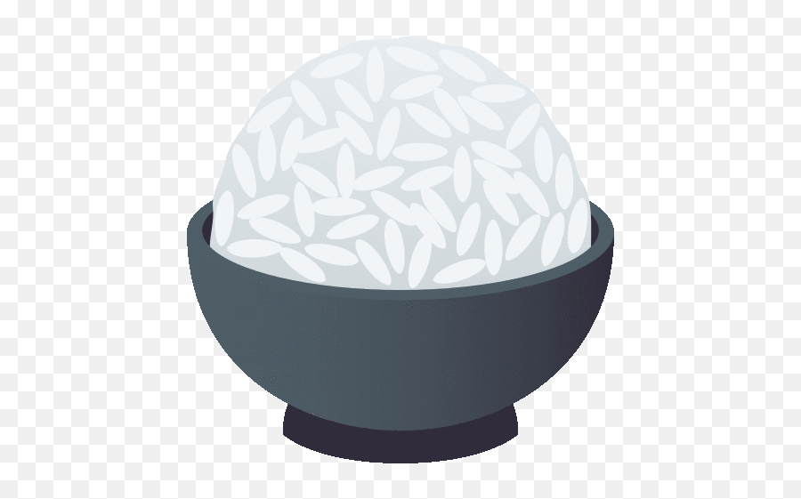 Cooked Rice Food Sticker - Cooked Rice Food Joy Pixels Png,Rice Bowl Icon