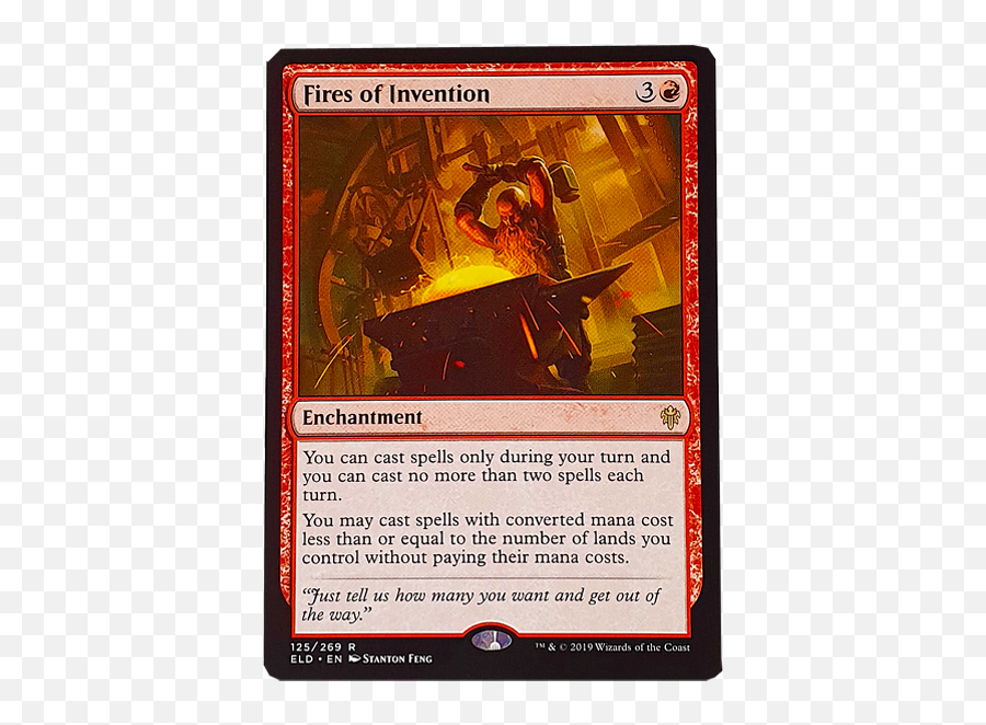 Magic The Gathering Tcg - Fires Of Invention 125269 Fires Of Invention Deck Png,Magic The Gathering Png