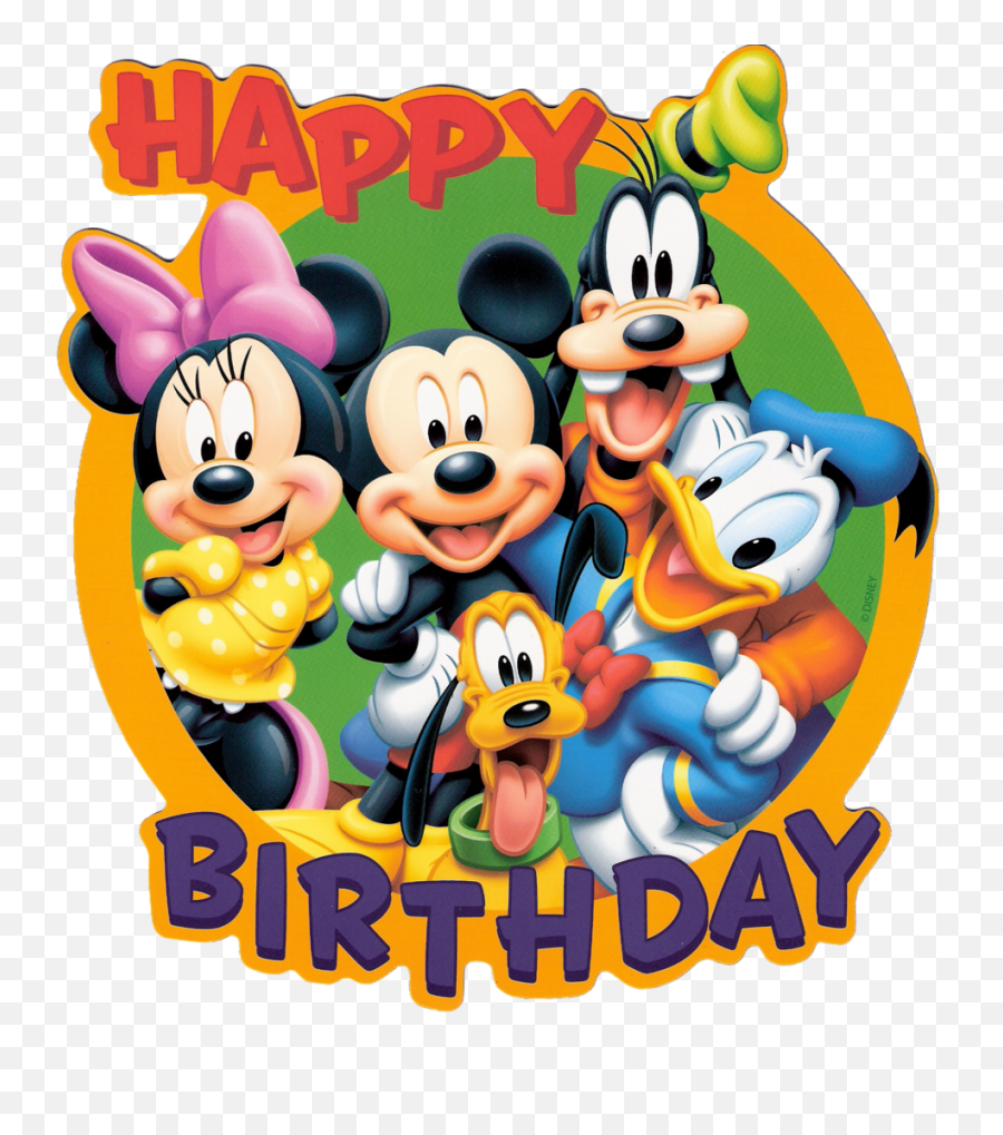 Happy Birthday Mickey Mouse Png - Mickey Mouse Happy Birthday,Mickey Mouse Png Images