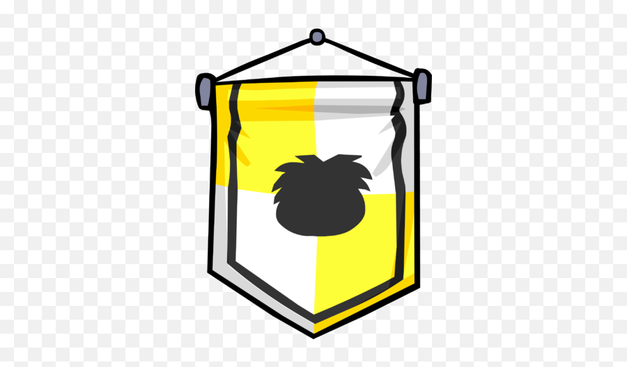 Ye Olde Yellow Banner Club Penguin Wiki Fandom - Club Penguin Stamps Transparent Background Png,Medieval Banner Png