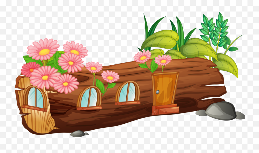 Library Of Png Transparent House Garden Files - Cartoon Fairy House Clipart,25 Png