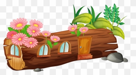 Library Of Png Transparent House Garden Files - Cartoon Fairy House Clipart,25 Png