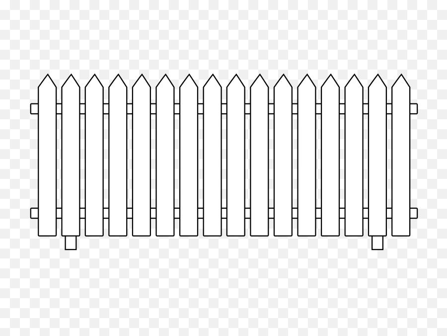 White Picket Fence Clipart - White Picket Fence Foil Png,White Picket Fence Png