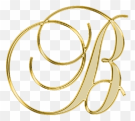 Alphabet Transparent Png Images - Golden Letter B