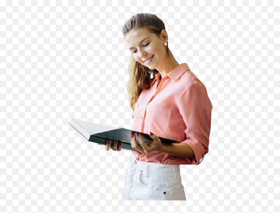 Beautiful Woman Reading A Book - Come Study In Poland Png,Beautiful Woman Png