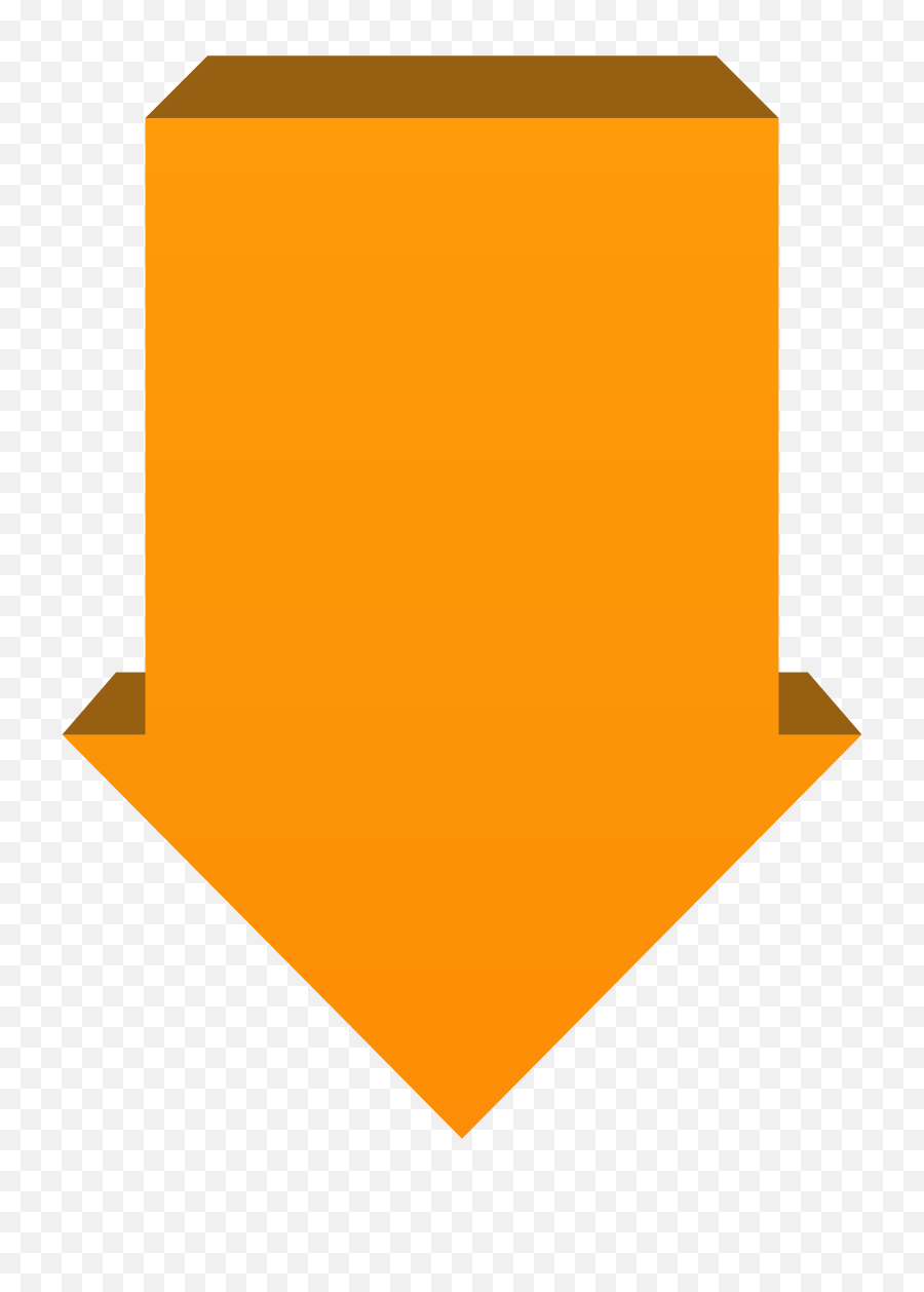 Orange Arrow Clip Art Full Size Png Download Seekpng - Orange Arrow Down Transparent,Orange Arrow Png