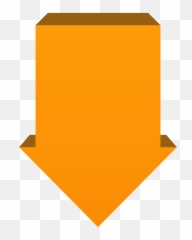Orange Arrow Clip Art Full Size Png Download Seekpng - Orange Arrow Down Transparent,Orange Arrow Png