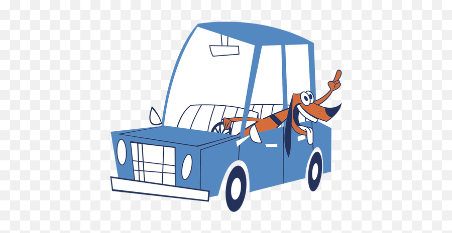 Dog In A Car - Transparent Png U0026 Svg Vector File Perro En Carro Png,Carro Png