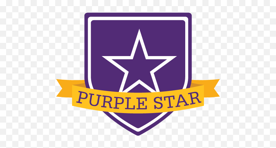 Schools Earns Purple Star - Frac Aquitaine Png,Purple Star Png