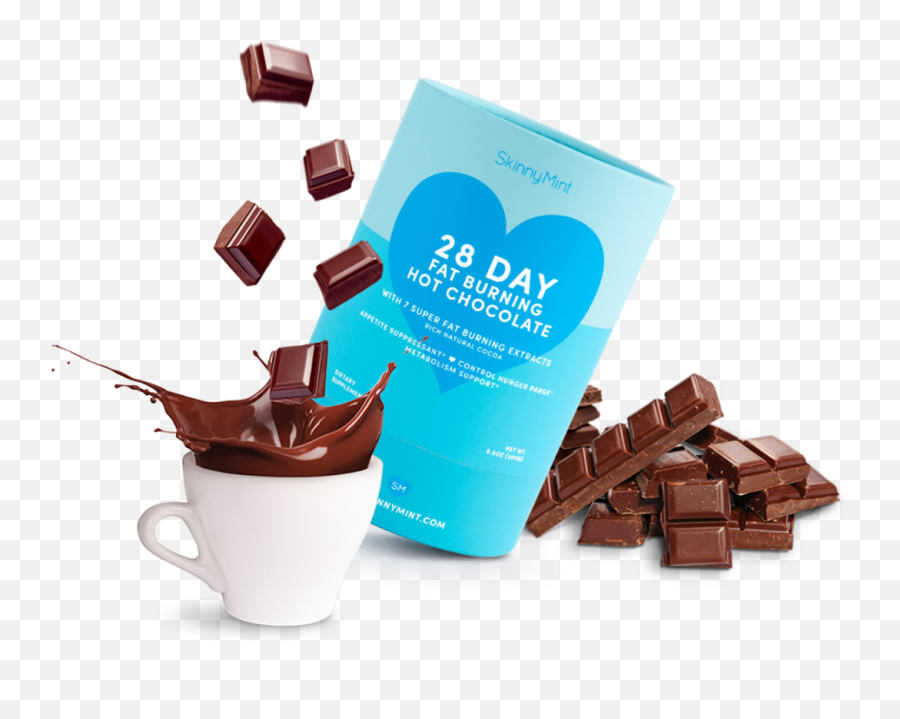 Skinnymint 28 Day Fat Burning Hot Chocolate Us - Skinnymint 28 Day Fat Burning Coffee And Hot Chocolate Png,Hot Chocolate Png